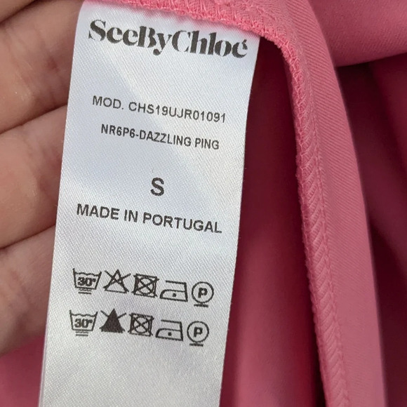 NEW See By Chloè Crepe Cut Out Dress - Picture 6 of 8